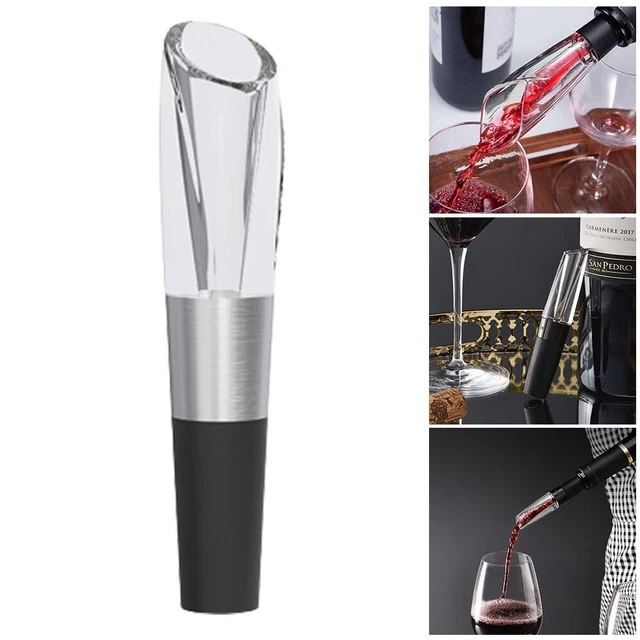 Versa Tappo Aeratore Per Vino 2 In 1 - Plastica - Versatore E Aeratore In Unico Dispositivo - Multicolore - 2