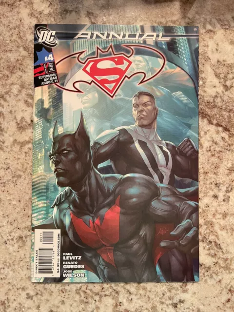 Superman Batman Annual 4 1St Appearance Batman Beyond In Dcu Artgerm Cover 2010