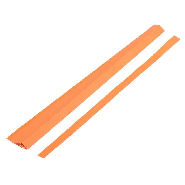 180 Blätter Origami Stars Papier Doppelseitige Orange L24cm 10 Farbe