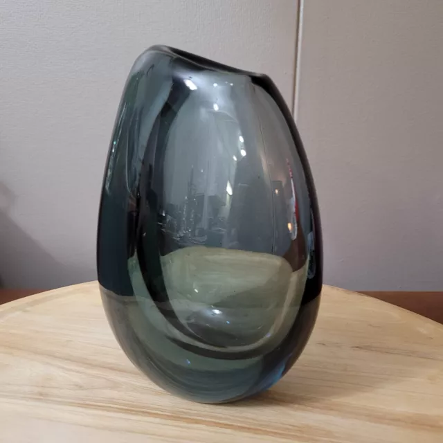 Swedish Kosta Vase by Vicke Lindstrand- Signed- Mid Century Era