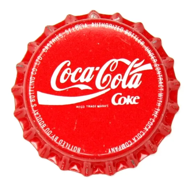 St. Lucia Rare Coca-Cola Coke - Soda Bottle Cap Kronkorken Tapon Chapas