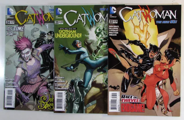 Catwoman Lot of 3 #23,24,33 DC Comics (2013) NM 4th Series 1st Print Comic Books