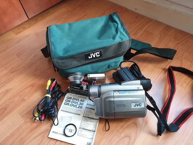 Caméscope JVC GR-DX77AS Mini DV - Pour Pièces / Réparation - Avec Carte