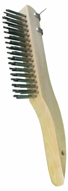 Star brite Stainless Steel Bristle Utility Brush With Scrapper
