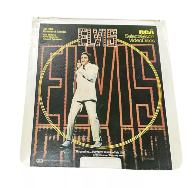 Elvis 1968 comeback Special CED VideoDisc   (1968) Elvis Presley