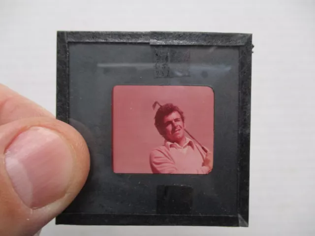 Vintage 1970's Tony Jacklin PGA Golf Negative Glass Slide 2 Inches