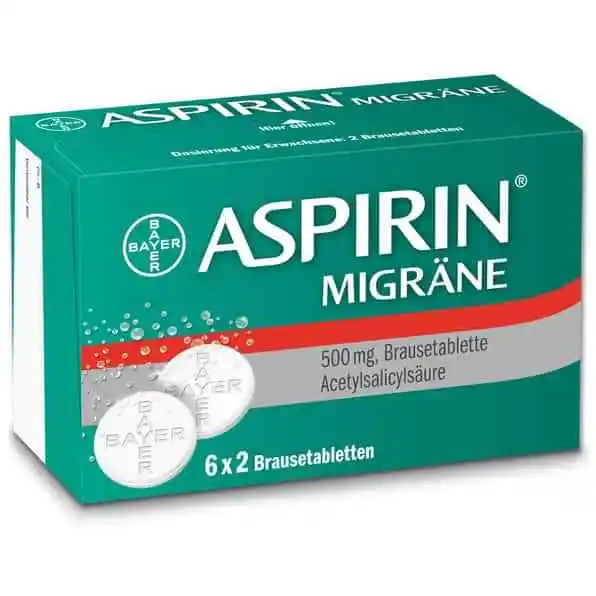 Aspirin Migräne Brausetabletten 12 St Brausetabletten