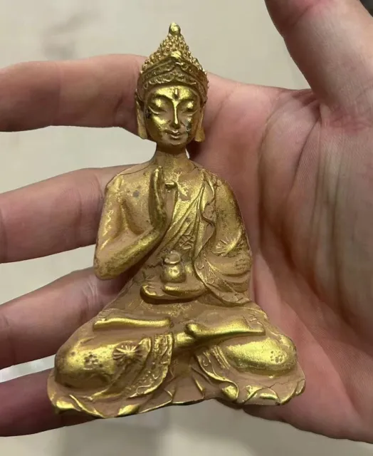 Exquisite copper statue of Bodhisattva