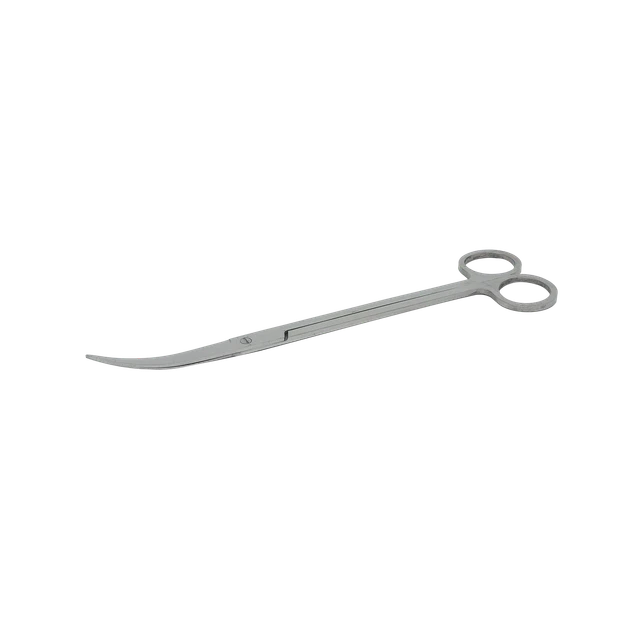 25cm Curved Scissors Stainless Steel Planted Aquarium Plant Trimming Tool