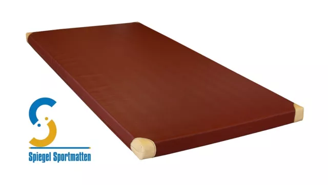 Turnmatte "PRO-Home" Sportmatte, Gymnastikmatte 200 x 100 x 8 cm / RG40 rot