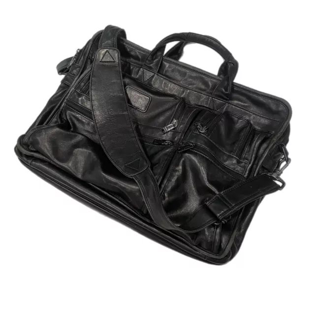 TUMI Alpha 2 T-Pass 26145 16in Expandable Laptop Briefcase - Black