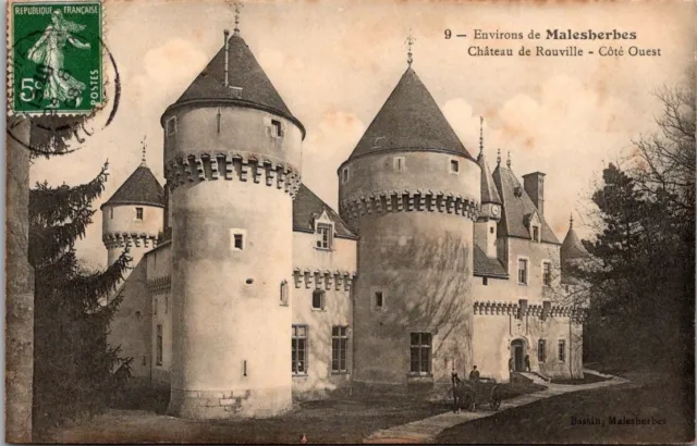 *48533 cpa approx. de Malesherbes -- Château de Rouville