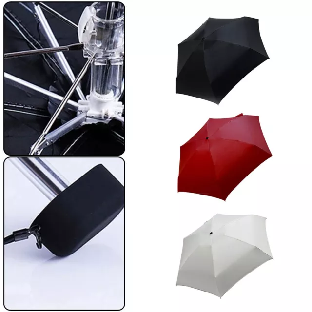 Mini Pocket Compact Fold Sun Umbrella Folding Rain Anti UV Windproof Umbrella UK