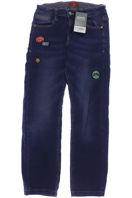 s. Oliver jeans pantaloni ragazzo denim taglia EU 140 elastan, cotone mari... #kaa96mp