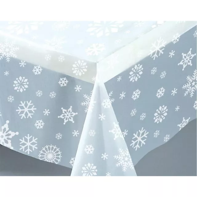 Unique Party  Mantel para Fiesta Diseño Copo de Nieve de Plástico (SG23197)
