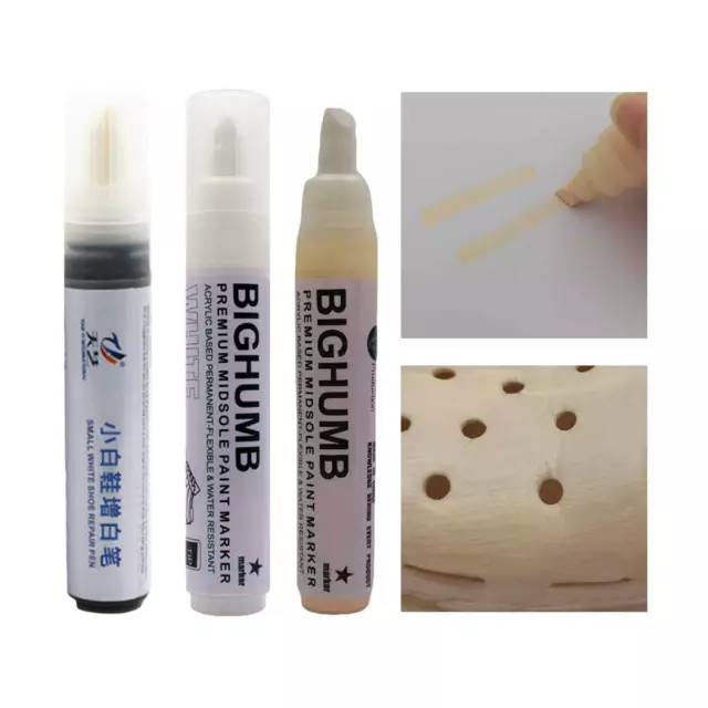 Midsole Marker Repair Black White Whitening Pen for Customization Paint