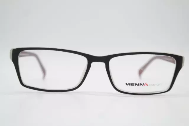 Gafas VIENNA DESIGN UN501 Negro Transparente Rojo Vino Ovalado Montura de Nuevo