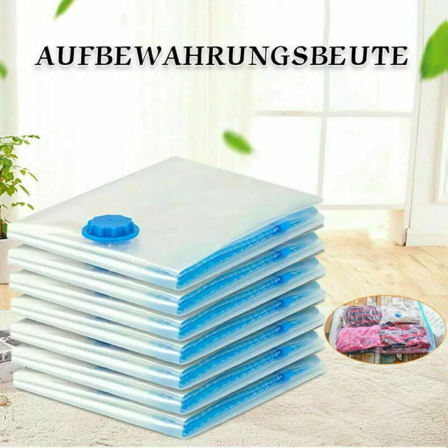 Vakuumbeutel Aufbewahrungsbeutel Vakuum Vacuum Beutel für Kleidung Betten 5x-20x 2