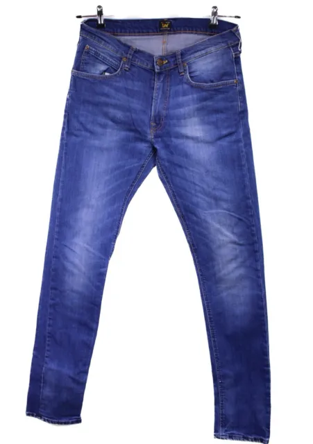 Lee Luke Herren Jeans W32 L32 Denim blau Stretch tapered leg slim fit JH3-66
