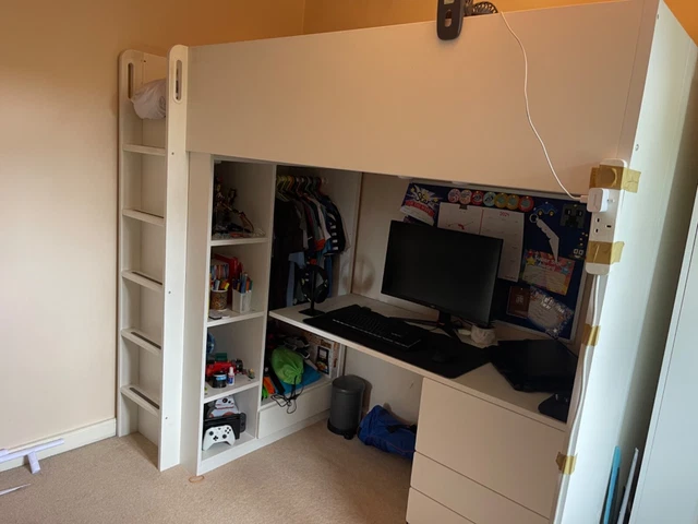 IKEA DESK BUNK bed £225.00 - PicClick UK