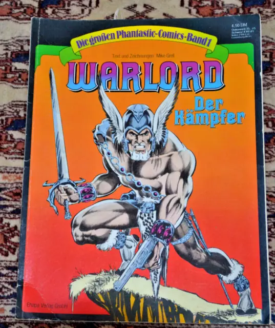 Die großen Phantastic-Comics Band 1: Warlord - Der Kämpfer (Ehapa Verlag 1980)