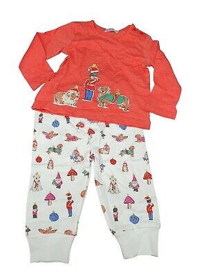 Cath Kidston Baby Novelty Baubles Christmas Joggers and Top Set 3-6 6-12 NEW Tag