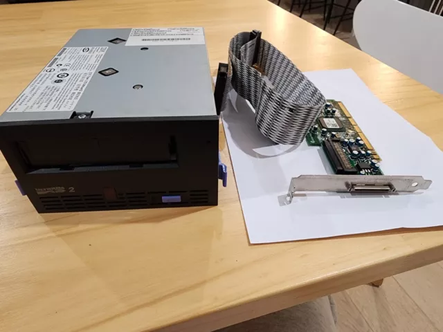 IBM LTO2 Internal Tape Drive + SCSI card