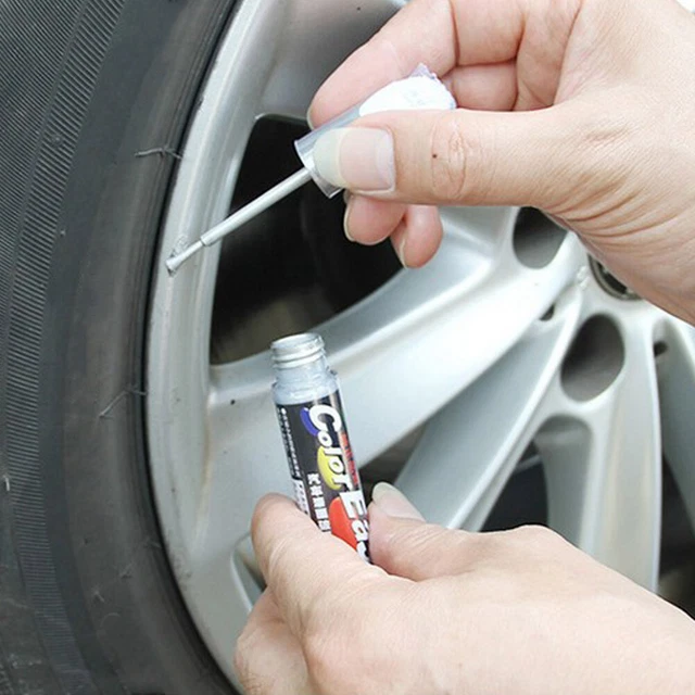 Car Paint Repair Pen Clear Scratch Remover Touch Up Pen Car Accessories [Silver]