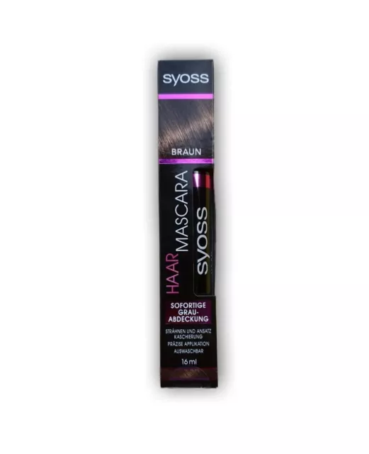 Syoss/Haar Mascara "Braun" 16ml/Coloration/Ansatz Retoucher