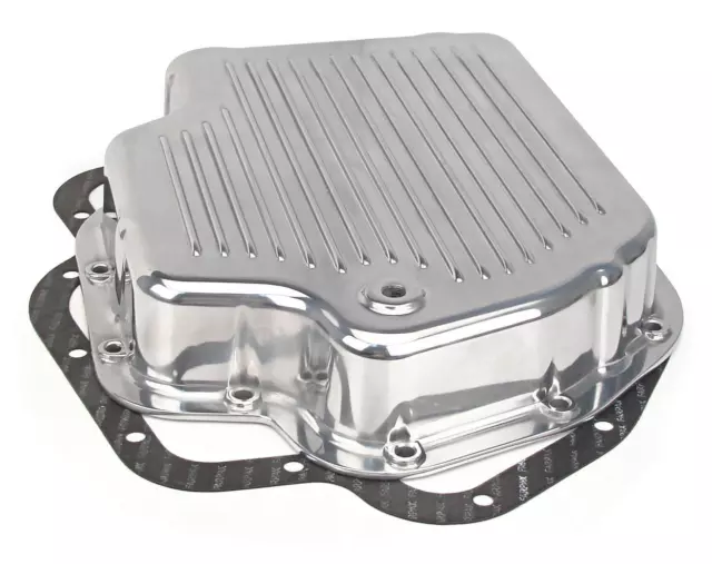 TCI Automotive GM TH400 Polished Stock Depth Die Cast Aluminum Pan