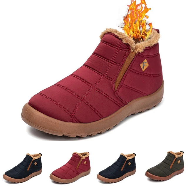 Scarpe sportive donna impermeabile panno invernale vampiro + suola in poliuretano