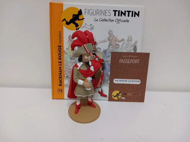 Figurine Tintin Collection Officielle - Rackam Le Rouge Numéro 74 - Résine
