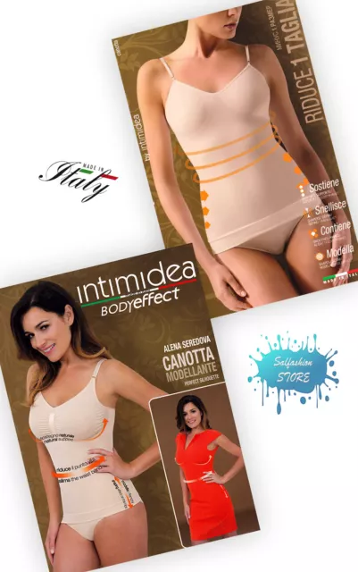 Canotta Donna Contenitiva Modellante Intimidea Bodyeffect Oro 211834 -  212145