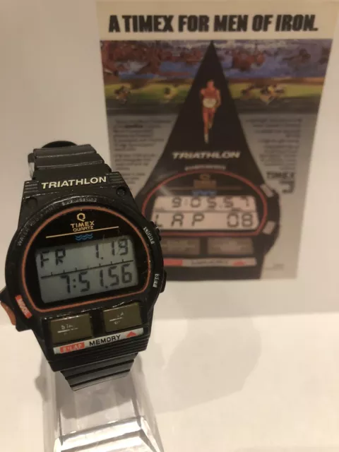 timex triathlon Ironman watch 1985 Original Model Very Rare