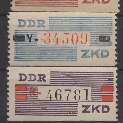 DDR Dienst ZKD Nr. III / IV postfrisch