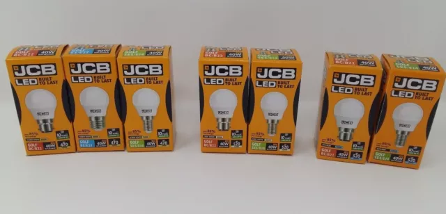 40w LED Round Golf JCB Light Bulbs BC B22 ES E27 SES E14 2 4 10 Bulb 6w