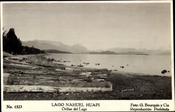 Ak Argentinien, Nahuel Huapi See, Uferpartie - 4096010