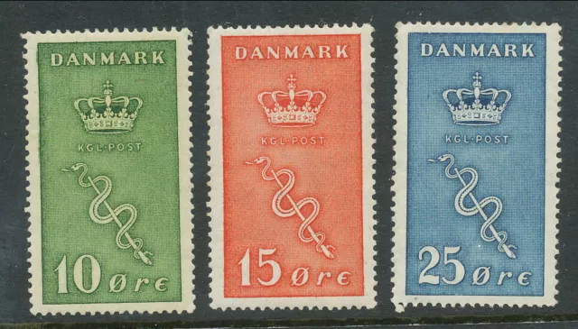 Denmark 1929 Cancer Research Fund Set Mint Hinged Bin Price Gb£10.00