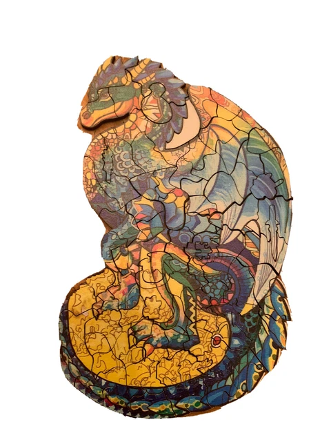 Wooden Puzzles For Adults Flying Dragon Wooden Puzzle Challenger Size A5