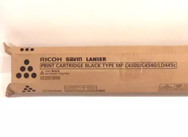 Genuine Ricoh Savin Lanier 841342 (842585) Black Toner MP C4500 C4540 LD445C