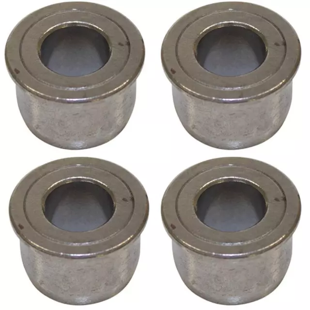 Set of 4 Front Wheel Bushings for Riding Mowers 1-3/8" OD 3/4" ID 1" Tall