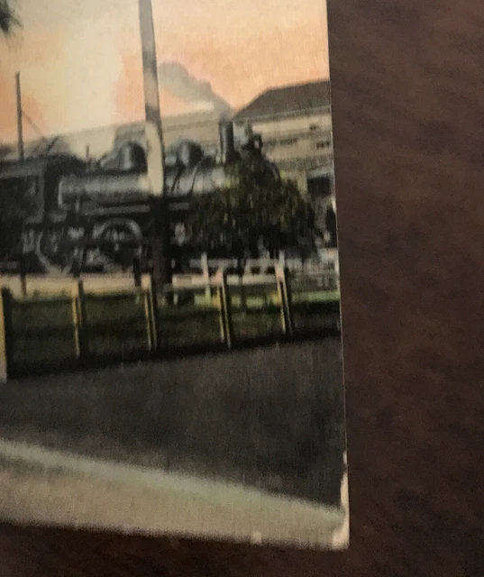 Southern Pacific RR Depot, San Jose CA Santa Clara Co. Unposted Palm Tree 3