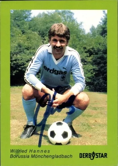 Ak Fußball, Wilfried Hannes, Borussia Mönchengladbach, Autogramm - 10888317