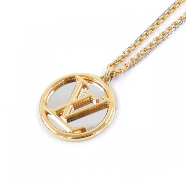 [Japan Used Necklace] Louis Vuitton Necklace Collier Louisette Gold M00365  Used