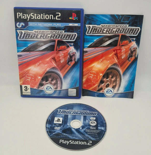 Jeu PS2 Need For Speed Underground (2003) - EA Games - Complet Boîte Et Notice