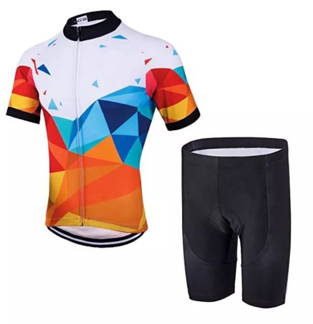 Hommes Maillot Pour Vélo Set Maillot Pantalon Manches Courtes