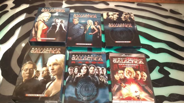 Battlestar Galactica Season 1 2 2.5 3 Razor Mini & Babylon 5 Movie Collection