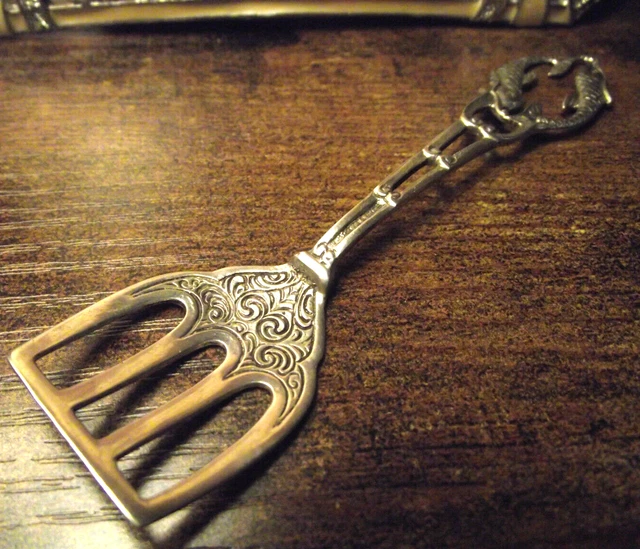 +Sardinenheber 835 Silber Christoph Widmann Handarbeit Historismusfische 11,7cm+