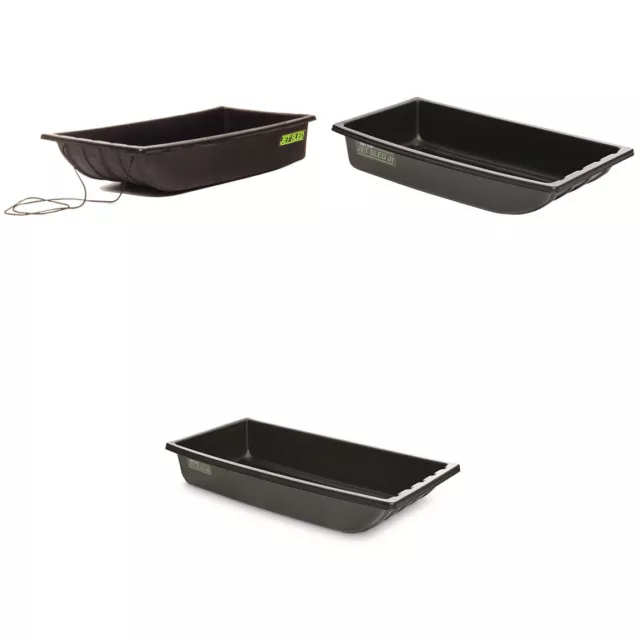 SHAPPELL JET SPORT SLED ICE FISHING Molded Runner Polyethylene Includes Tow Rope