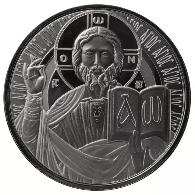 The Teacher Jesus 1 Oz Silber Color 999 Samoa 2 Tala 2023 Black Rhodium Proof